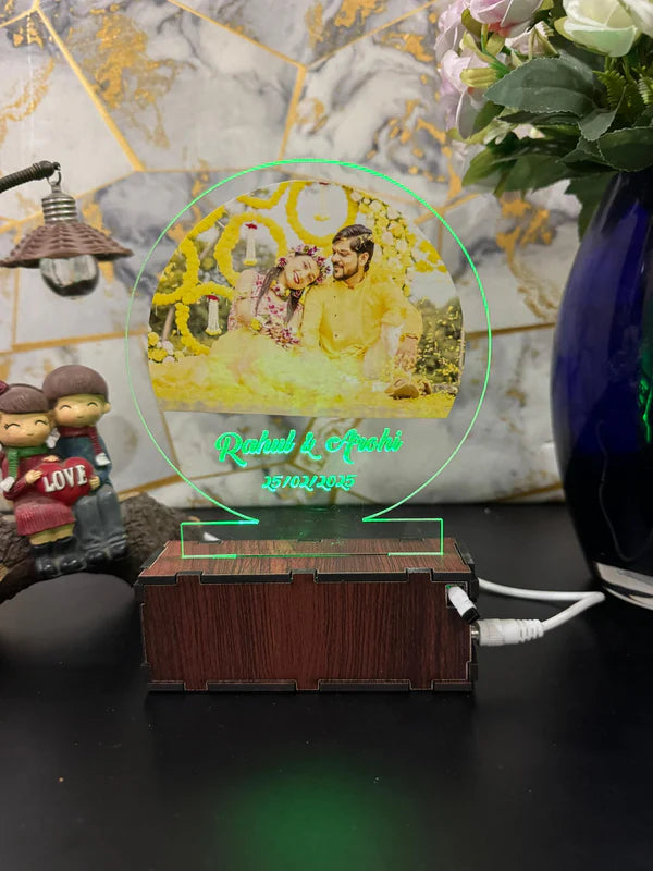 Customize Moon Lamp/ CUSTOMCREST.IN
