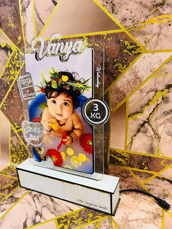Baby photo Personalized Couple Photo Acrylic Lamp / CUSTOMCREST.IN
