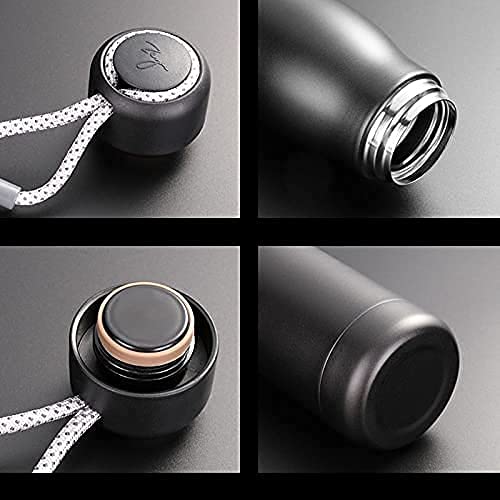 Customized Water Bottle with Name Stainless Steel Vacuum Insulated Water Bottle, Thermal Flask, Thermos Coffee Travel Mug, Double Walled Metal Tumbler, Keeps Cold And Hot, Leak-proof Lid 550ml