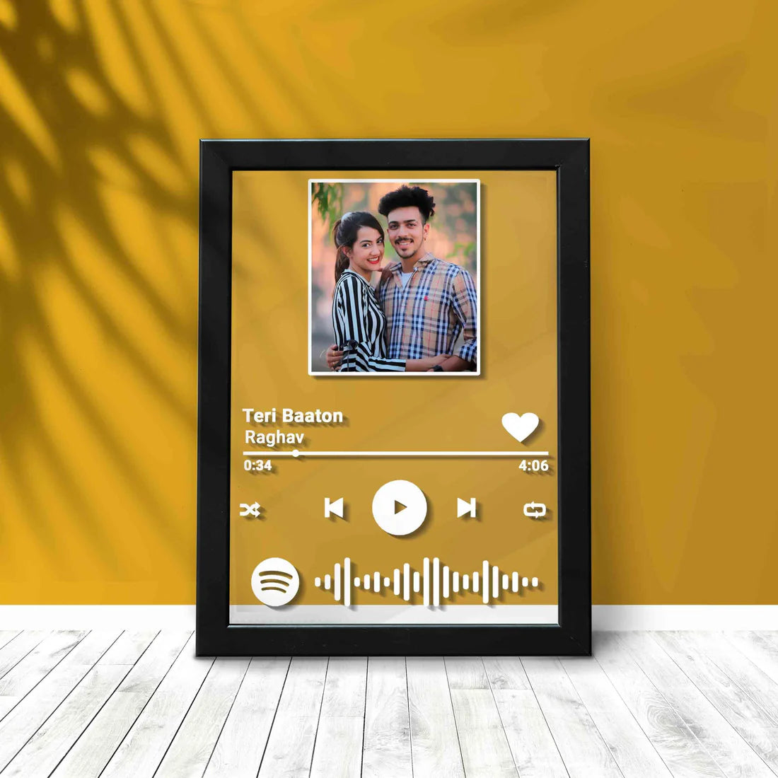 Spotify Song Plaque With Frame