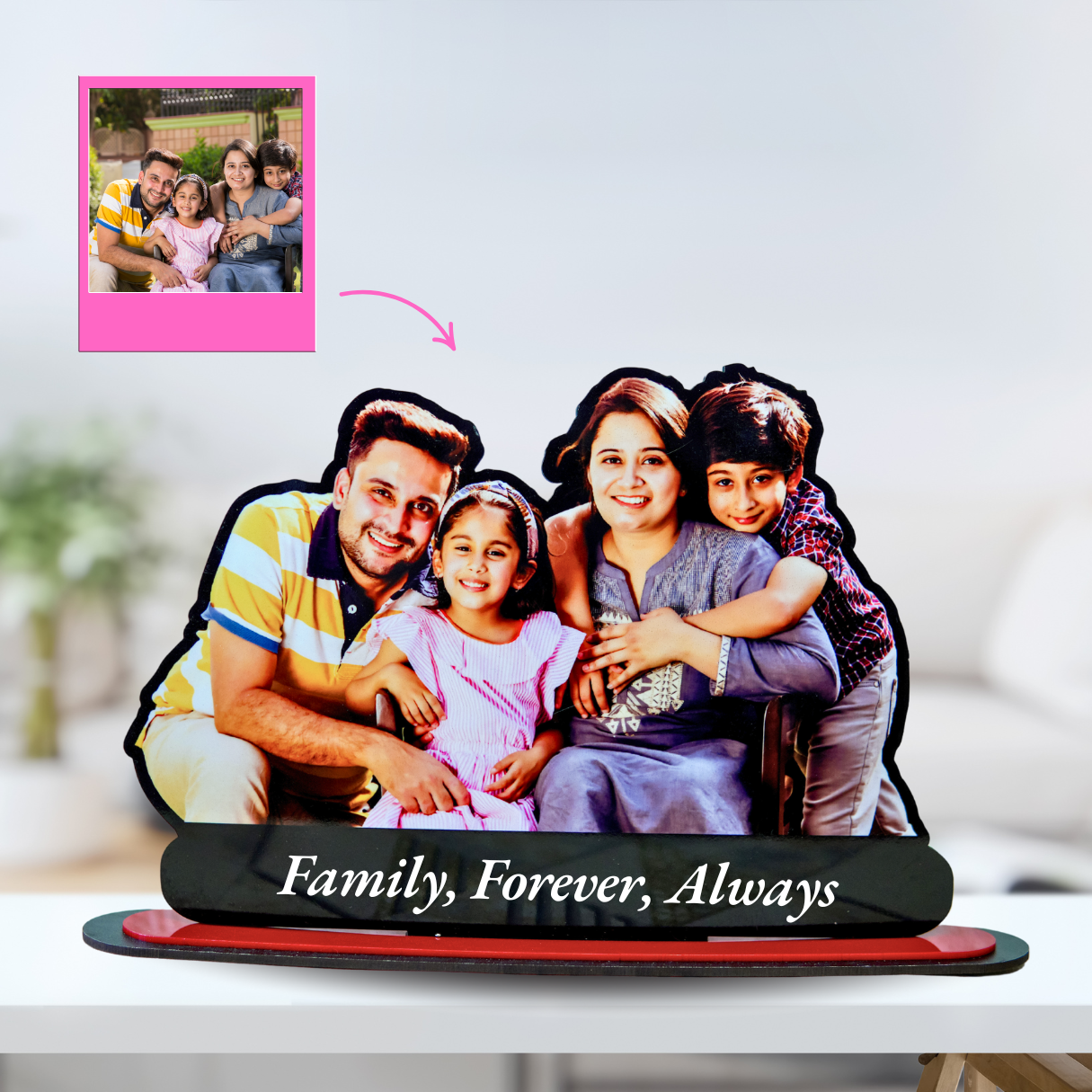 3D PHOTO CUTOUT + FREE PHOTO KEYCHAIN