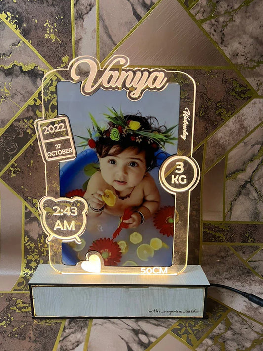 Baby photo Personalized Couple Photo Acrylic Lamp / CUSTOMCREST.IN