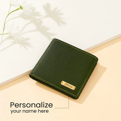 Leather Wallet with Name