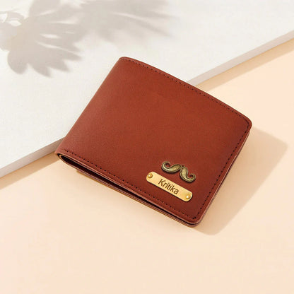 Leather Wallet with Name