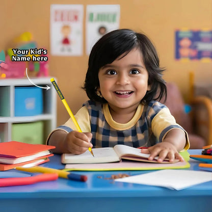 CUSTOM CREST  Name Pencil for Your Kids