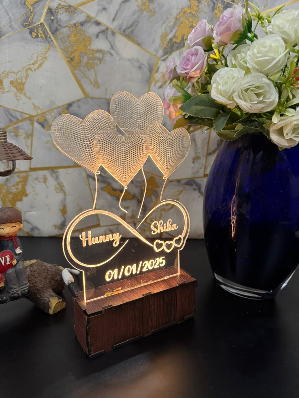 Birthday/Anniversary Photo Lamp