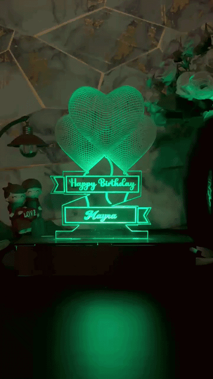 Birthday/Anniversary Photo Lamp