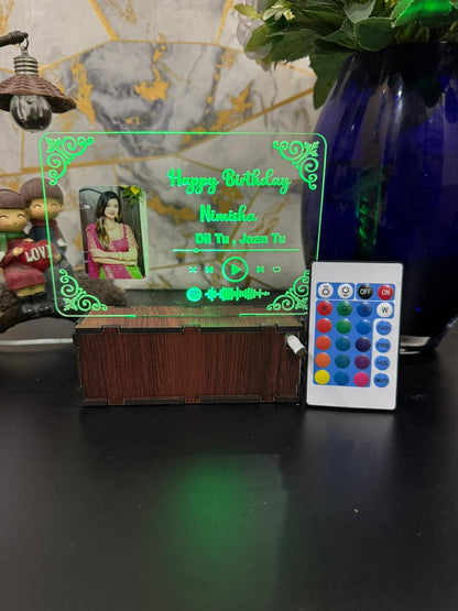 SPOTIFY SONG ACRYLIC FRAME