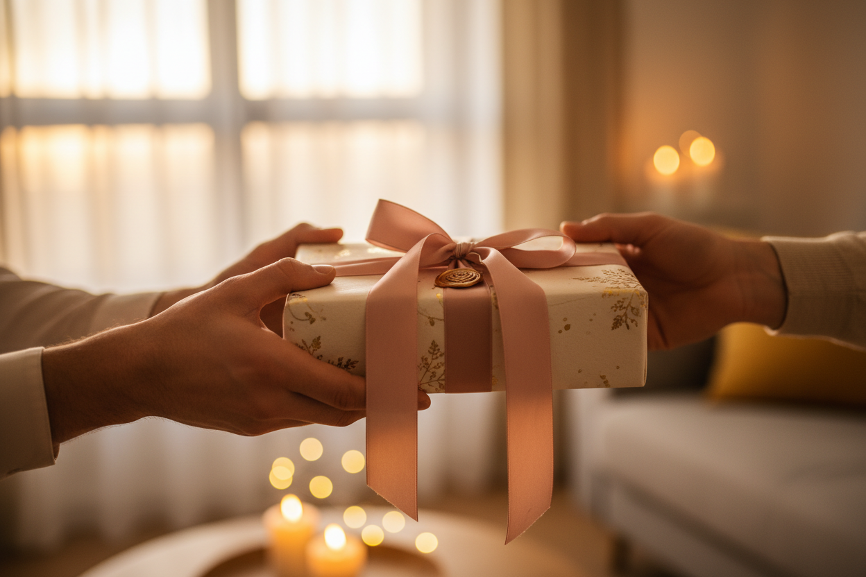 COUPLE GIFTING IMAGES