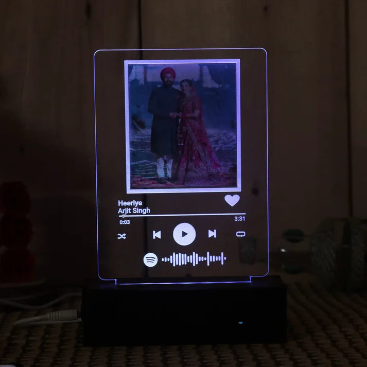 Customized Spotify Plaque