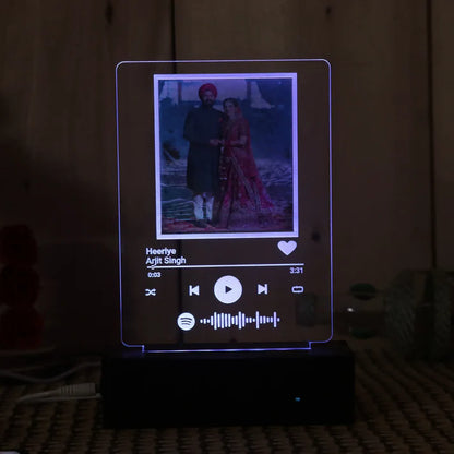 Customized Spotify Plaque