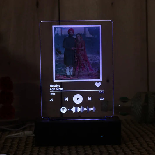 Customized Spotify Plaque