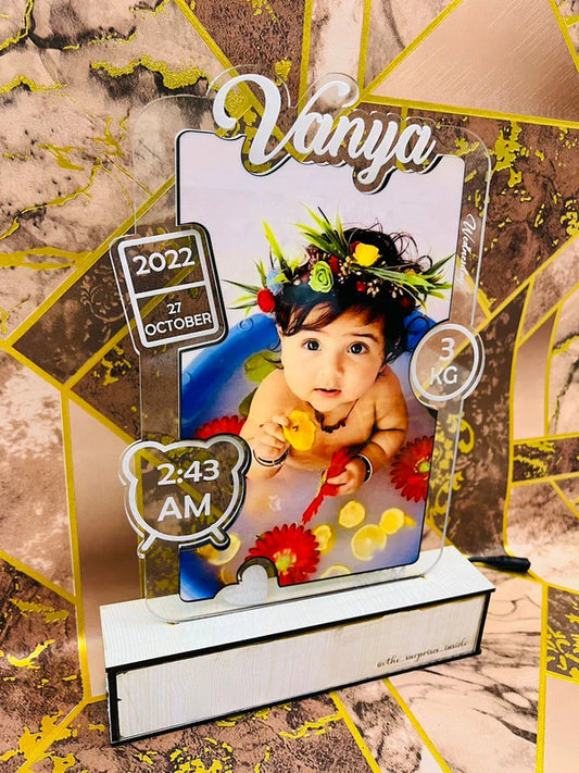 Baby photo Personalized Couple Photo Acrylic Lamp / CUSTOMCREST.IN