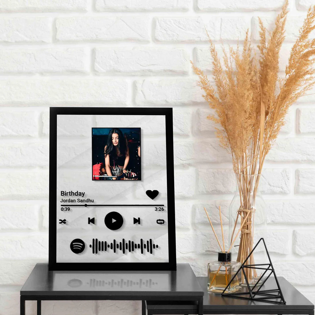 Spotify Song Plaque With Frame