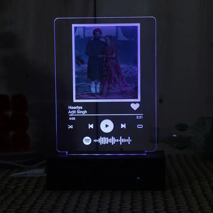Customized Spotify Plaque
