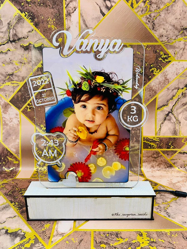 Baby photo Personalized Couple Photo Acrylic Lamp / CUSTOMCREST.IN