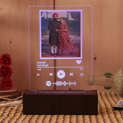 Customized Spotify Plaque