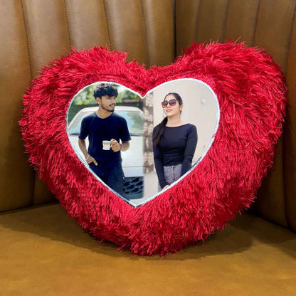 Valentine Special -Personalized Heart Shape Pillow